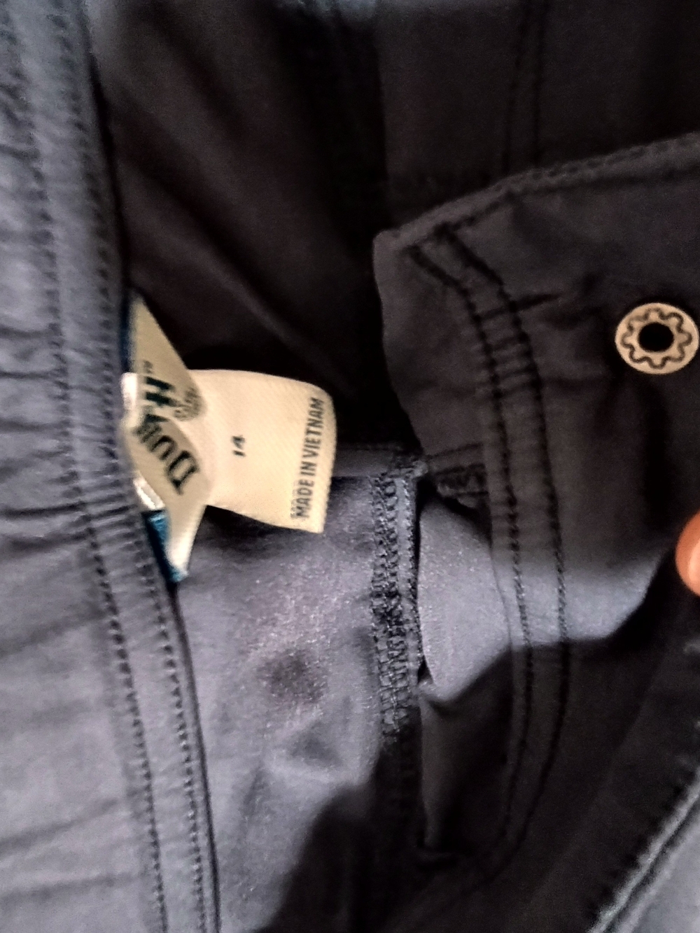 Women's Dark Gray Tactical Cargo Shorts - Picture 2 of 3